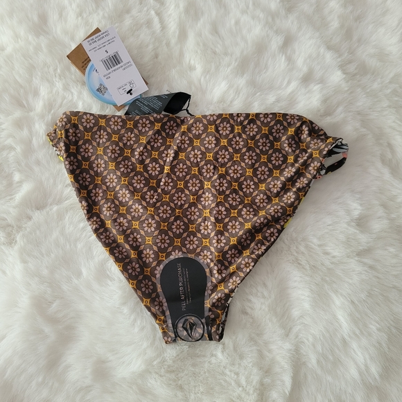 🏝VOLCOM DAIZED REVERSIBLE HIPSTER BIKINI BOTTOM SIZE S - Picture 11 of 11